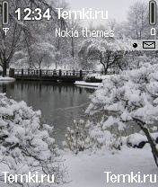 Парк зимой для Nokia 6682