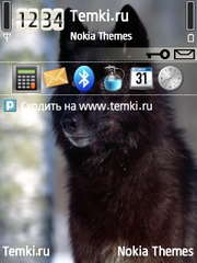 Черный волк для Nokia 6710 Navigator