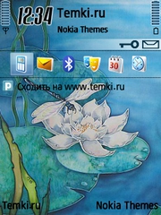 Стрекоза и лотос для Nokia E5-00