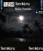Ночной пляж для Nokia 6638
