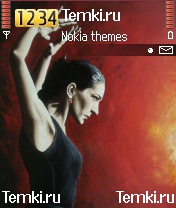 Скриншот №1 для темы Танцовщица фламенко