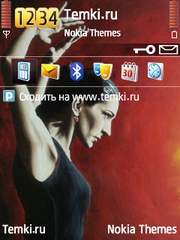 Танцовщица фламенко для Nokia 6790 Slide