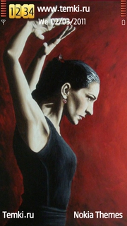 Танцовщица фламенко для Sony Ericsson Satio