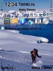 Скриншот №1 для темы Лыжники