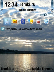 Закат над Британской Колумбией для Nokia E73 Mode