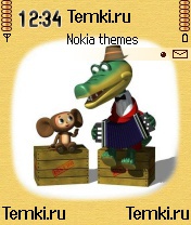Чебурашка И Крокодил Гена для Nokia 3230