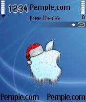 Скриншот №1 для темы Рождественский Mac