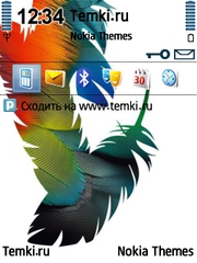 Цветные перья для Nokia N77