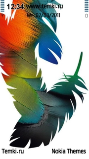 Цветные перья для Nokia 600