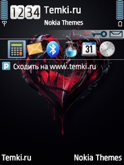 Кровавое сердце для Nokia E73 Mode