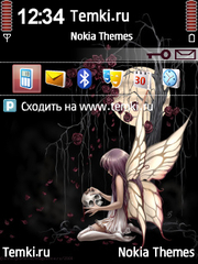 Фея с черепом для Nokia E5-00