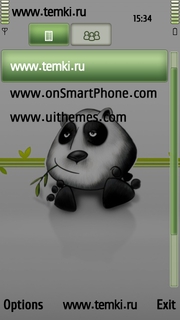 Скриншот №3 для темы Панда ест бамбук