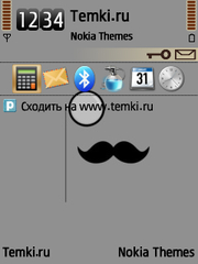 Усы и Монокль для Nokia N76