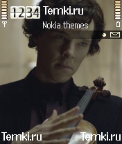 Шерлок со скрипкой для Nokia 6600
