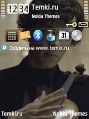 Шерлок со скрипкой для Nokia 6760 Slide