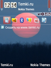 Красное солнце для Nokia 6790 Slide