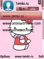 Скриншот №3 для темы Hello Kitty в розовом