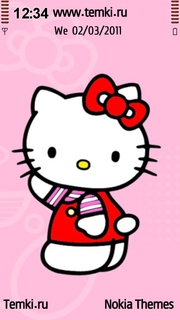 Hello Kitty в розовом для Nokia C7 Astound