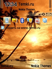 Пейзаж Карибского моря для Nokia N79