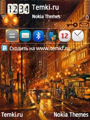 Ночной город для Nokia 6210 Navigator