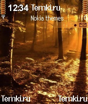Солнце над лесом для Nokia N72
