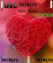 Плетеное сердце для Nokia 6681