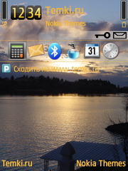Закат над водой для Nokia N81