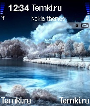 Зима на озере для Nokia 6638