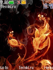 Огненный цветок для Nokia Asha 306