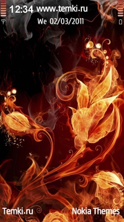 Огненный цветок для Sony Ericsson Idou