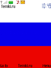 Флаг России для Nokia 3120 Classic