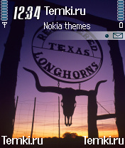 Texas Longhorns для Nokia N72