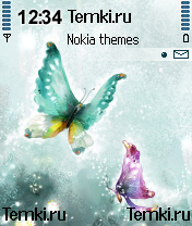 Сказочные бабочки для Nokia 6638