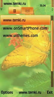 Скриншот №3 для темы Бабочка на цветке