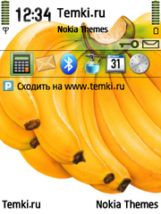 Скриншот №1 для темы Бананы