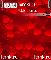 Красные сердечки для Nokia 6681