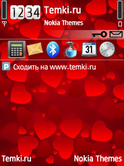 Красные сердечки для Nokia 5320 XpressMusic
