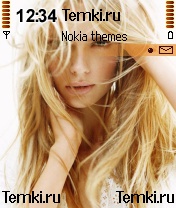 Красивая блондинка для Nokia N70
