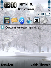 Снег осенью для Nokia X5 TD-SCDMA