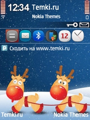 Олени Санты для Nokia N81