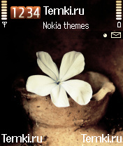 Белый цветок для Nokia 3230