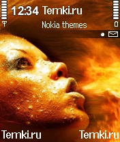 Женщина-огонь для Nokia 6670