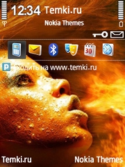 Женщина-огонь для Nokia 6790 Surge