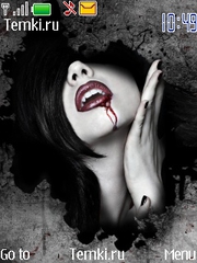 Девушка Вампир для Nokia 6750 Mural
