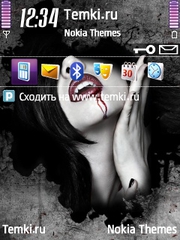 Девушка Вампир для Nokia 6700 Slide