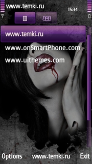 Скриншот №3 для темы Девушка Вампир