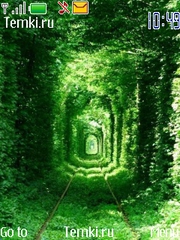 Зеленый тоннель для Nokia 3710 fold