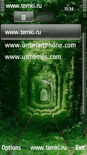 Скриншот №3 для темы Зеленый тоннель