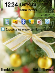 Рождественская ленточка для Nokia E50