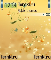 Цветочный узор для Nokia N70